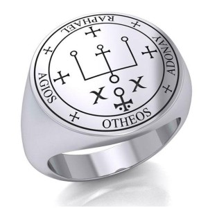 Archangel Raphael Sigil Signet Ring