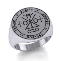 Archangel Raziel Sigil Signet Ring