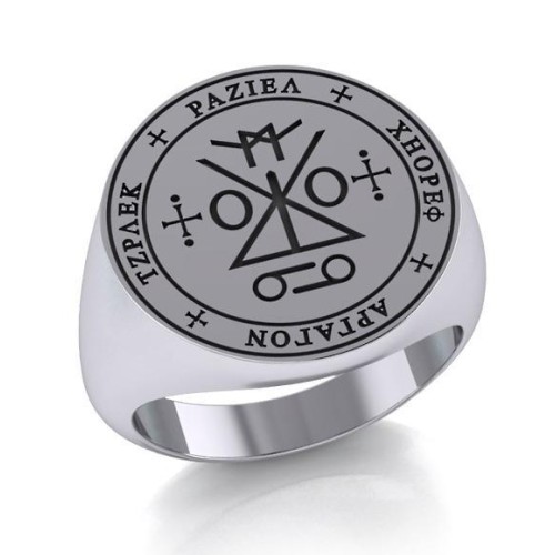 Archangel Raziel Sigil Signet Ring