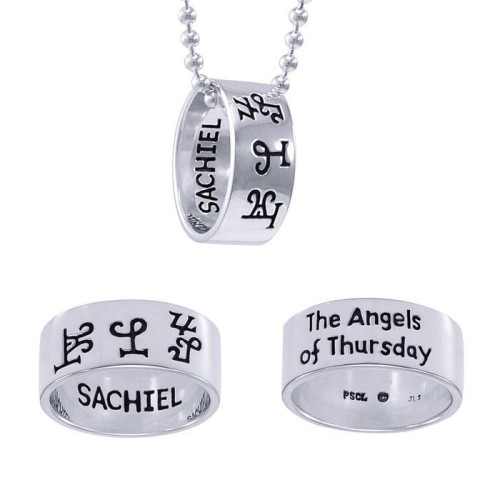 Archangel Sachiel Sigil Ring