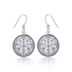 Archangel Uriel Sigil Small Earrings