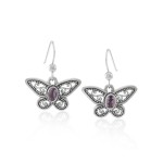 Butterfly Pendant & Earrings with Free Chain Gift Box Set