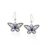 Butterfly Earrings with Sapphire
