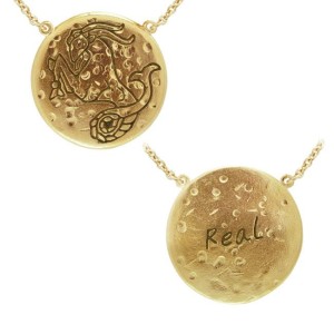 Capricorn Astrology Vermeil Necklace