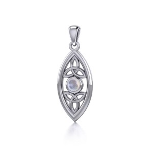 Celtic Triquetra Mother of Pearl Pendant