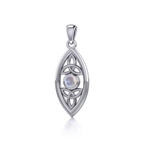 Celtic Triquetra Mother of Pearl Pendant