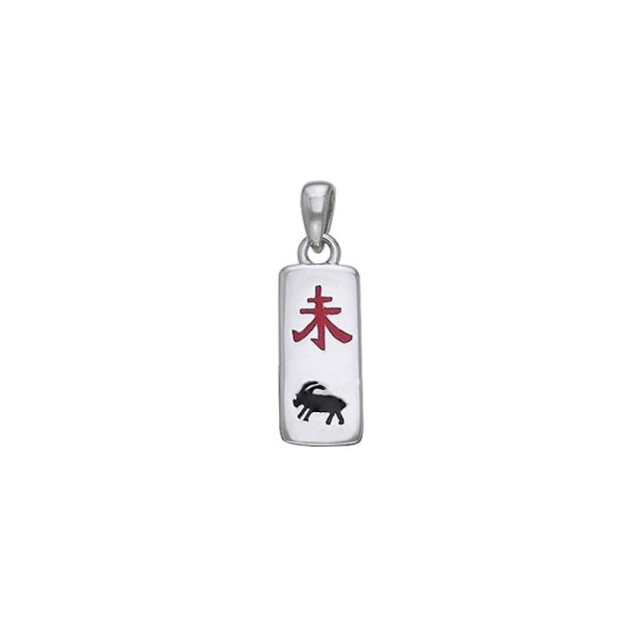 Chinese Astrology Dragon .925 Sterling Silver Pendant by Peter Stone