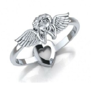 Cupid and Heart 2 in 1 Ring
