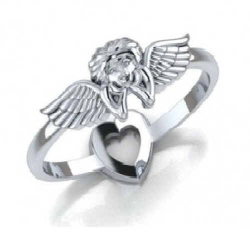 Cupid and Heart 2 in 1 Ring