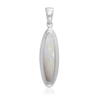 Elongated Oval Opal Cabochon Pendant