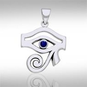 Eye of Horus Lapis Gemstone Pendant