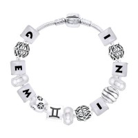 Gemini Astrology Bead Bracelet