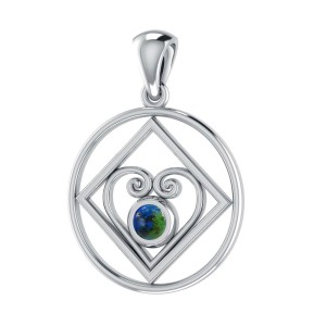 Heart of Power Azurite Pendant