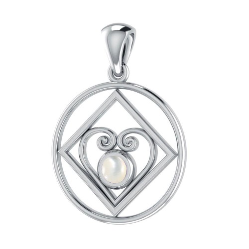 Heart of Power Mother of Pearl Pendant