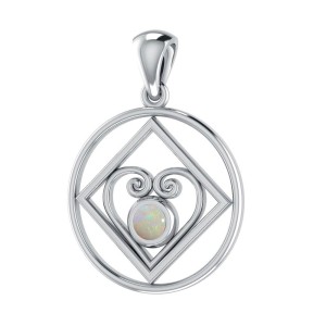 Heart of Power Opal Pendant