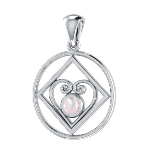 Heart of Power Pink Shell Pendant
