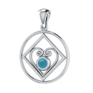 Heart of Power Turquoise Pendant