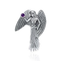 In the Eyes of an Angel Pendant with Amethyst