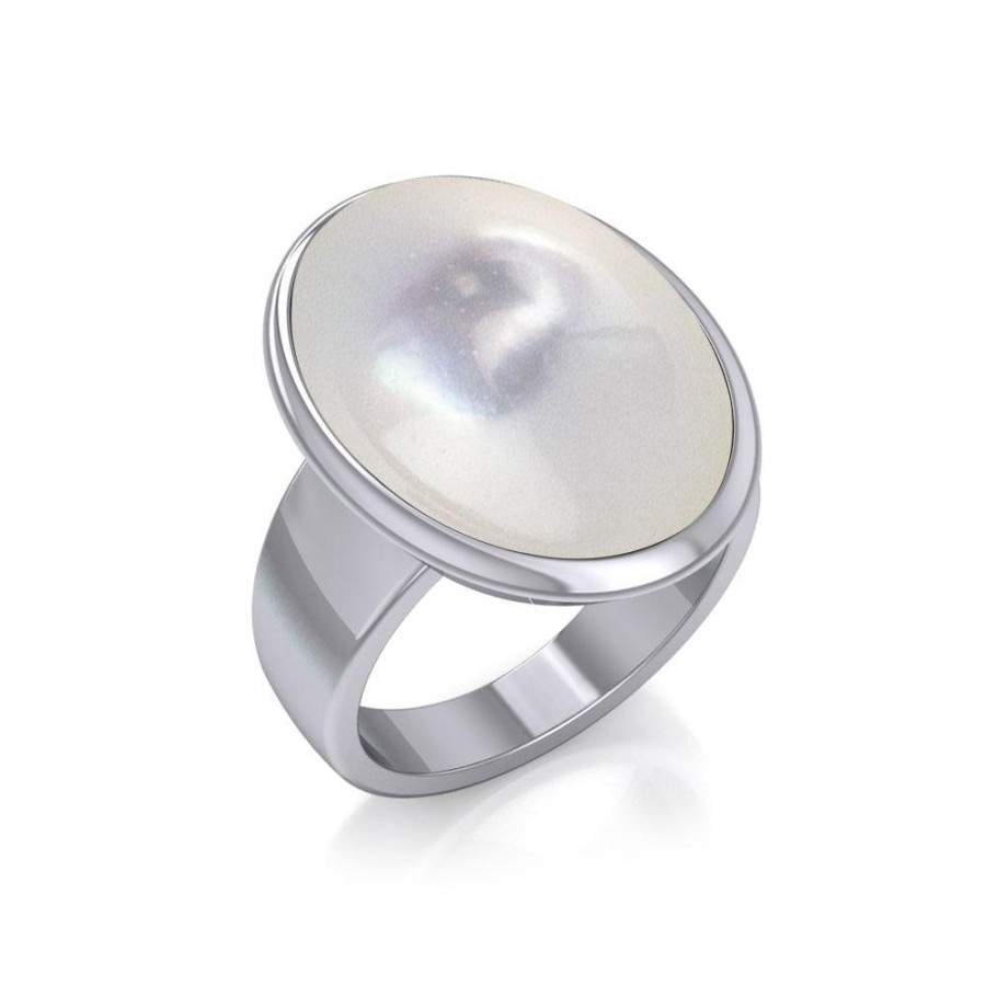 Freshwater Pearl Silver Ring – Trendivine