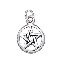 Pentacle Sterling Silver Charm