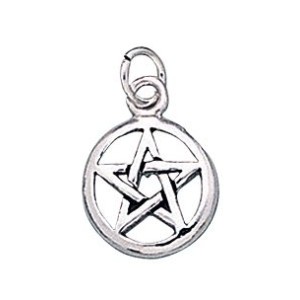 Pentacle Sterling Silver Charm
