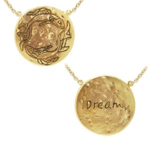 Pisces Astrology Vermeil Necklace