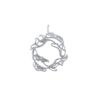 Pisces Zodiac Symbol Charm