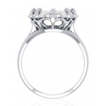 Mermaid Natural Clear Quartz Ring