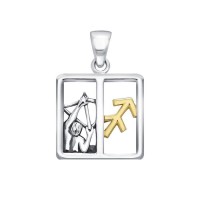 Sagittarius Zodiac Symbol Pendant