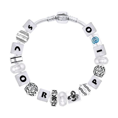 Scorpio Astrology Bead Bracelet