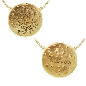 Scorpio Astrology Vermeil Necklace