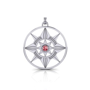 Shining Bright Garnet Pendant
