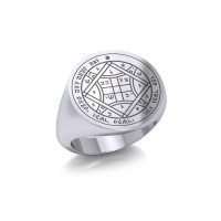 Solomon Seal of Love Signet Ring