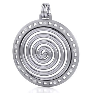 Avalon Spiral Silver Pendant