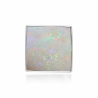 Square Opal Cabochon Pendant