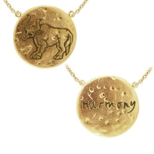 Taurus Astrology Vermeil Necklace