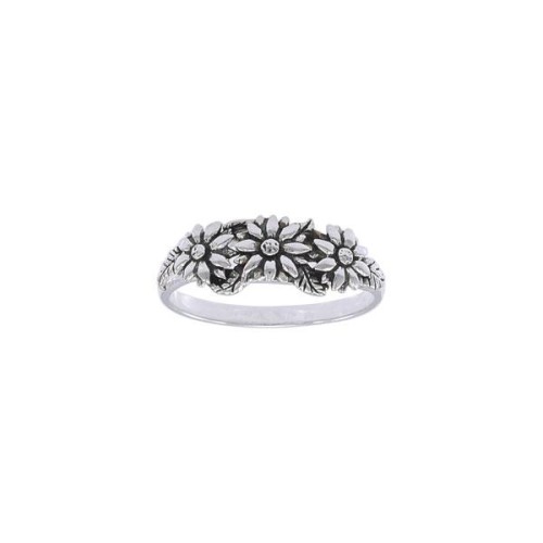 Three Flowers Ring