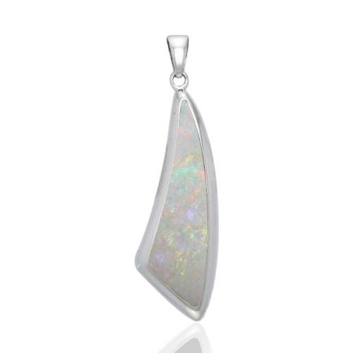 Trillion Opal Cabochon Pendant