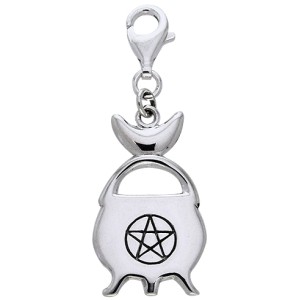 Witches Cauldron Sterling Silver Clip Charm