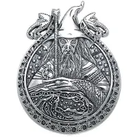 Wizard Magickal Sterling Silver Pendant