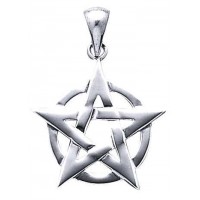 Pentacle Pendant in Sterling Silver