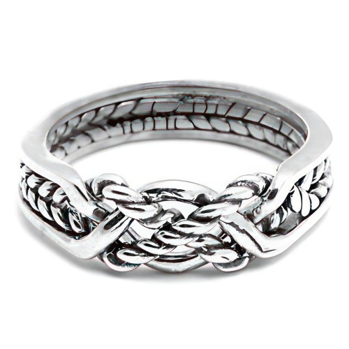 4 Band Twist Turkish Puzzle Ring