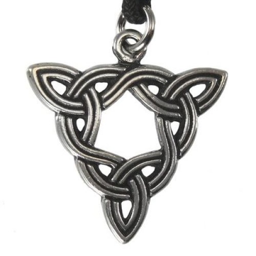 Brigid Knot Celtic Goddess Pewter Necklace