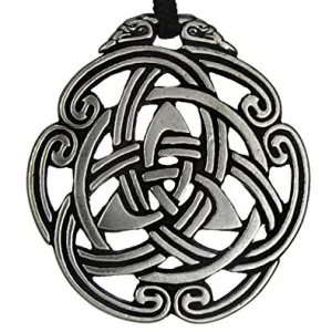 Celtic Peace Knot Pewter Necklace