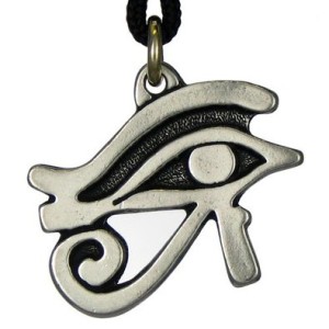 Egyptian Eye of Horus Pewter Necklace