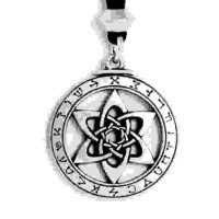 Astrologer's Star Pewter Necklace