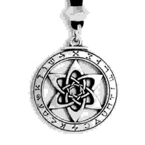 Astrologer's Star Pewter Necklace