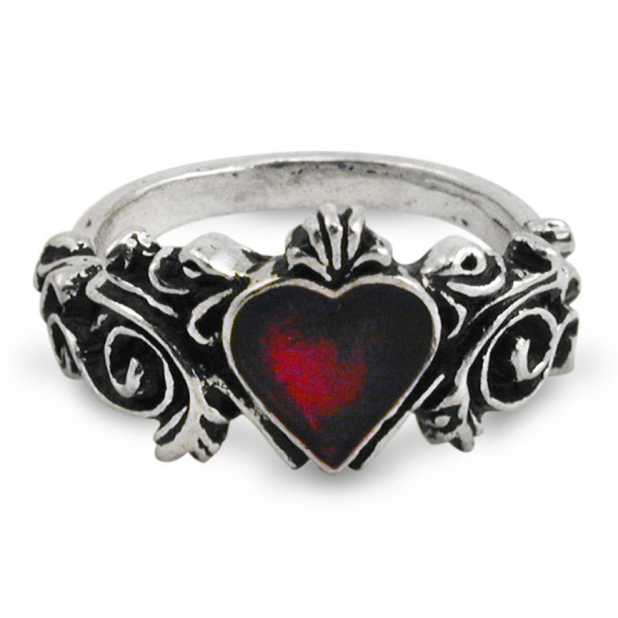  Gothic  Heart Wedding  Ring  Gothic  Victorian Engagement  