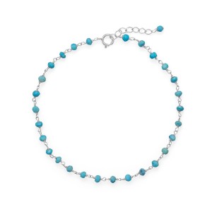 Blue Sea Turquoise Anklet