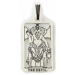 The Devil Small Tarot Pendant